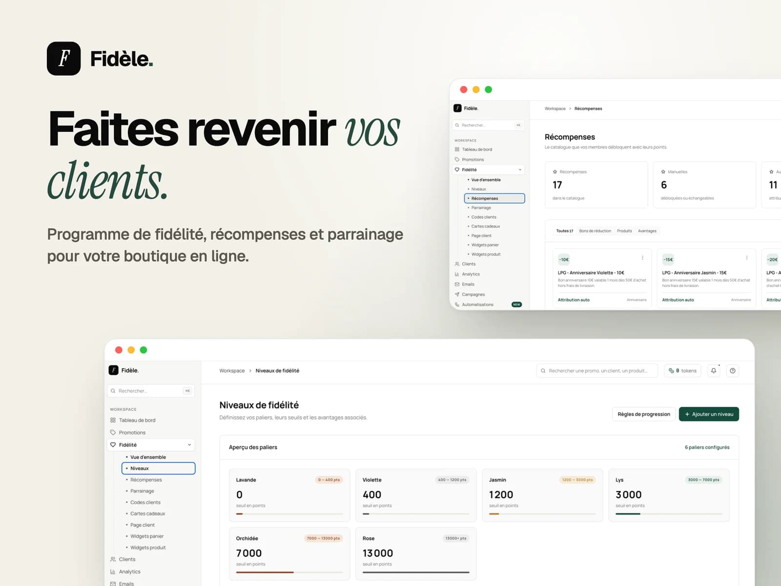 Fidèle - Marketing & fidélité